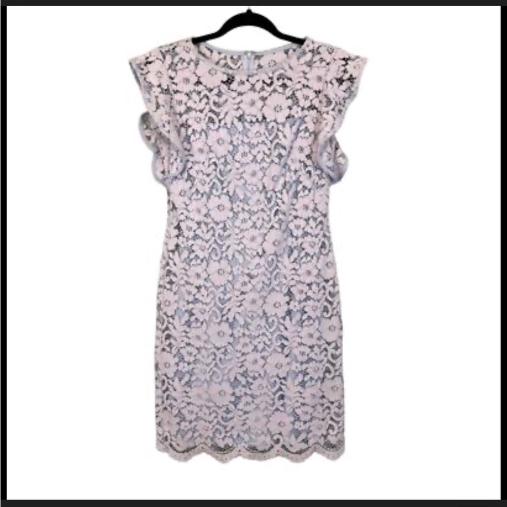 Lauren Ralph Lauren Powder Blue Lace Dress